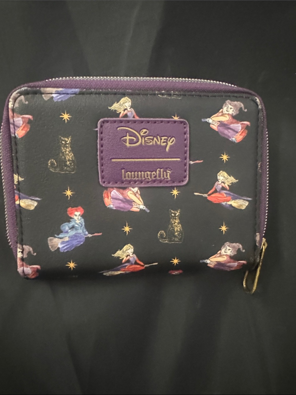 Disney x Loungefly Villans Wallet in Black & Purple